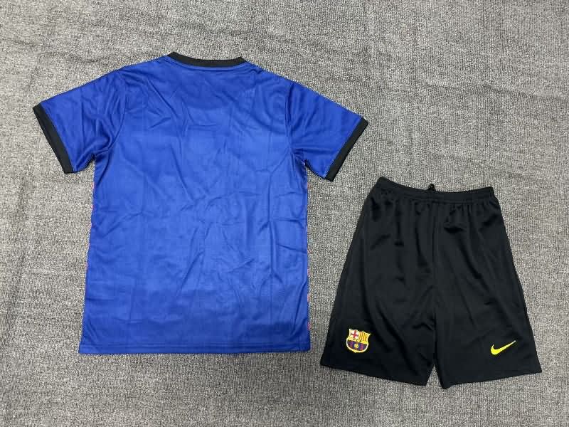 24/25 Barcelona Special Kids Soccer Jersey And Shorts