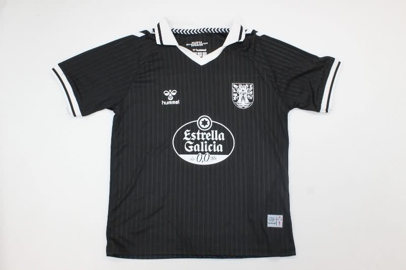 100th Celta Anniversary Black Kids Soccer Jersey And Shorts