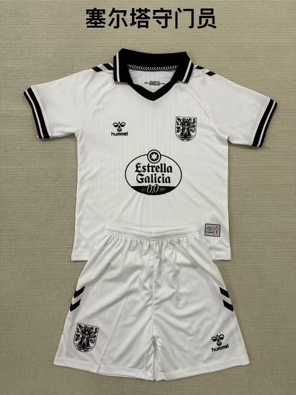 100th Celta Anniversary White Kids Soccer Jersey And Shorts