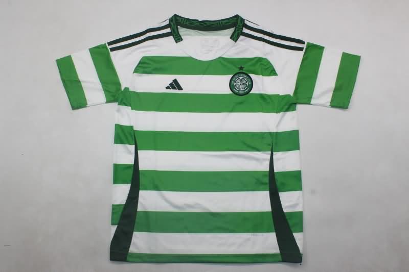 24/25 Celtic Home Kids Soccer Jersey And Shorts