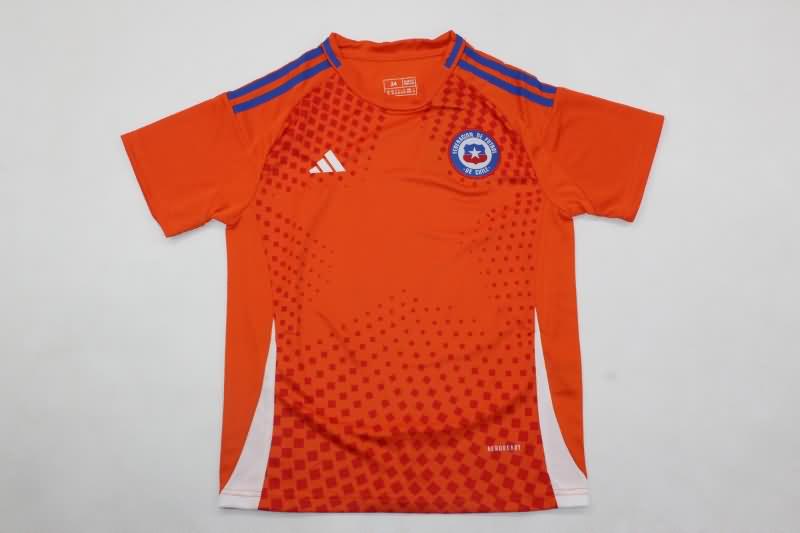 2024 Chile Copa America Home Kids Soccer Jersey And Shorts