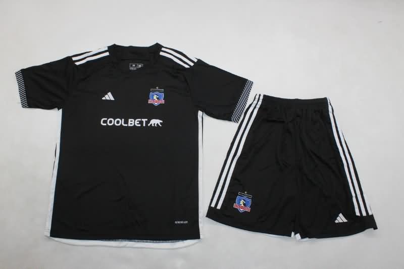 2024 Colo Colo Away Kids Soccer Jersey And Shorts