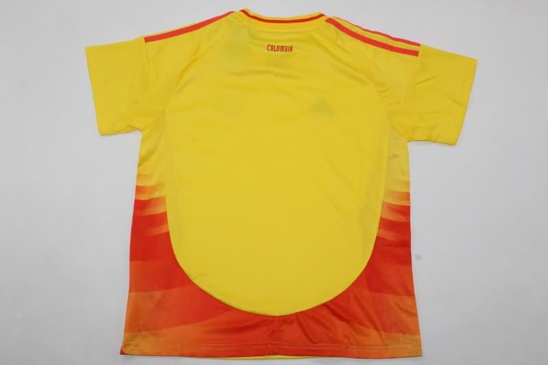 2024 Colombia Copa America Home Kids Soccer Jersey And Shorts