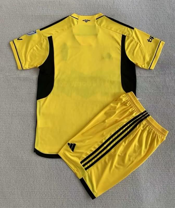 2024 Columbus Crew Home Kids Soccer Jersey And Shorts