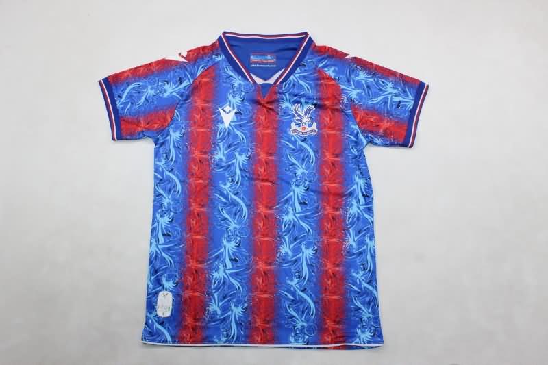 24/25 Crystal Palace Home Kids Soccer Jersey And Shorts