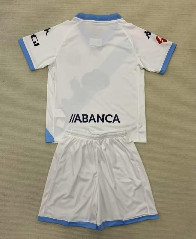 24/25 Deportivo La Coruna Away Kids Soccer Jersey And Shorts