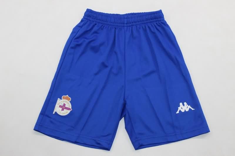 24/25 Deportivo La Coruna Home Kids Soccer Jersey And Shorts