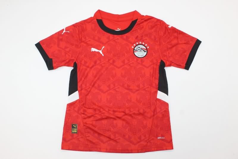 2025 Egypt Home Kids Soccer Jersey And Shorts