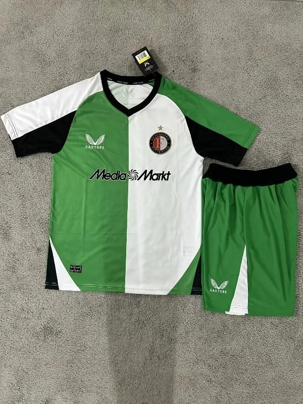 24/25 Feyenoord Third Kids Soccer Jersey And Shorts