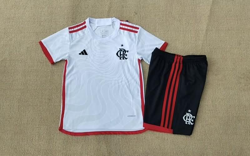2024 Flamengo Away Kids Soccer Jersey And Shorts