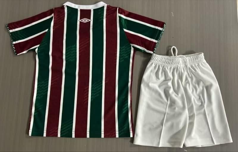2024 Fluminense Home Kids Soccer Jersey And Shorts