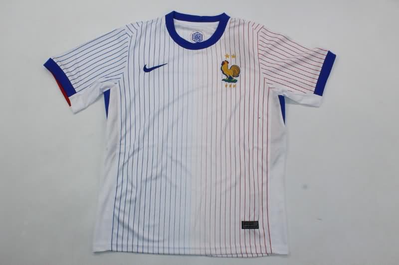 2024 France Away Kids Soccer Jersey And Shorts