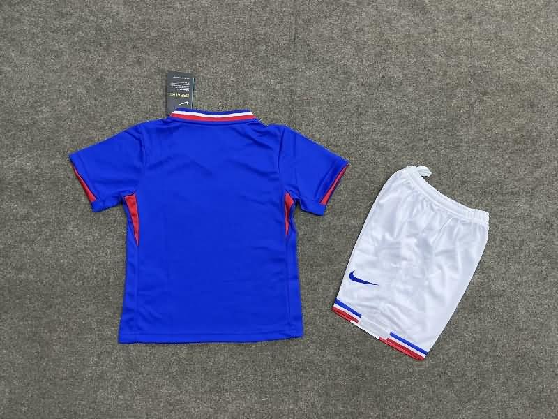 2024 France Home Kids Soccer Jersey And Shorts