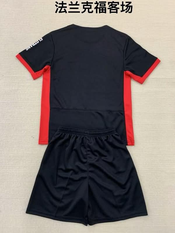 24/25 Frankfurt Away Kids Soccer Jersey And Shorts