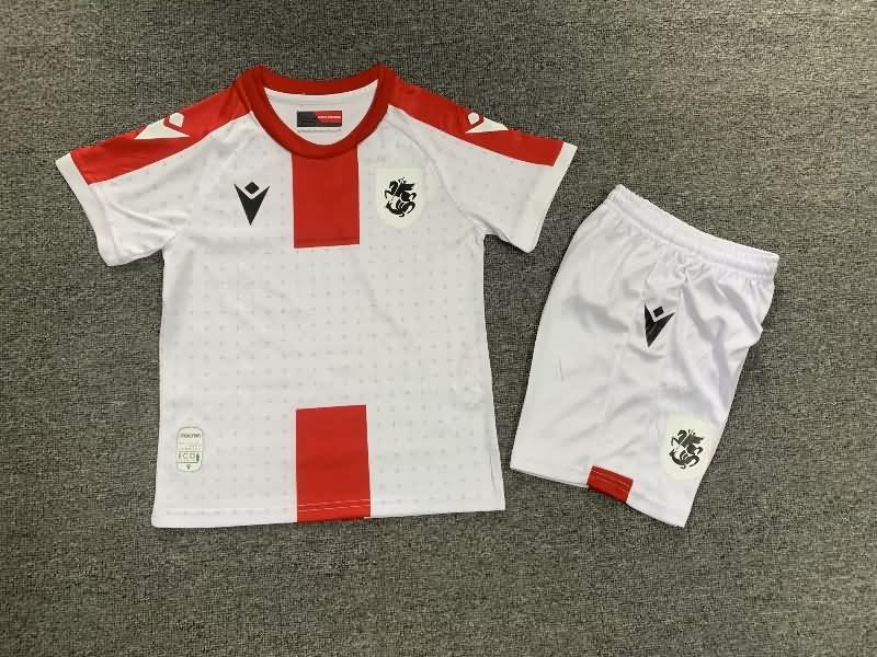 2024 Georgia Home Kids Soccer Jersey And Shorts