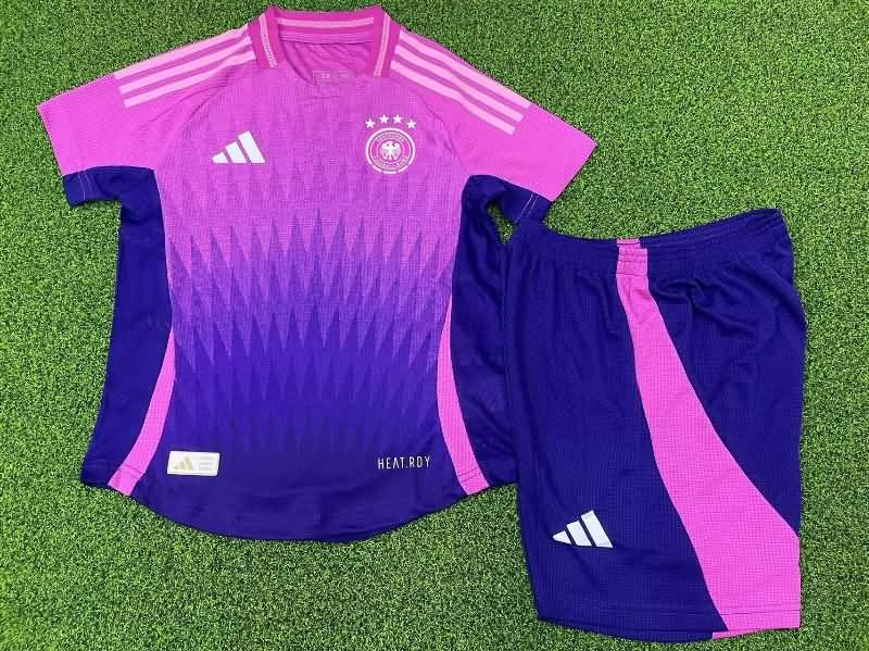2024 Germany Away Kids Soccer Jersey And Shorts (Player)