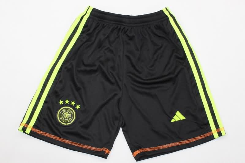 2024 Germany Goalkeeper Black Kids Soccer Jersey And Shorts