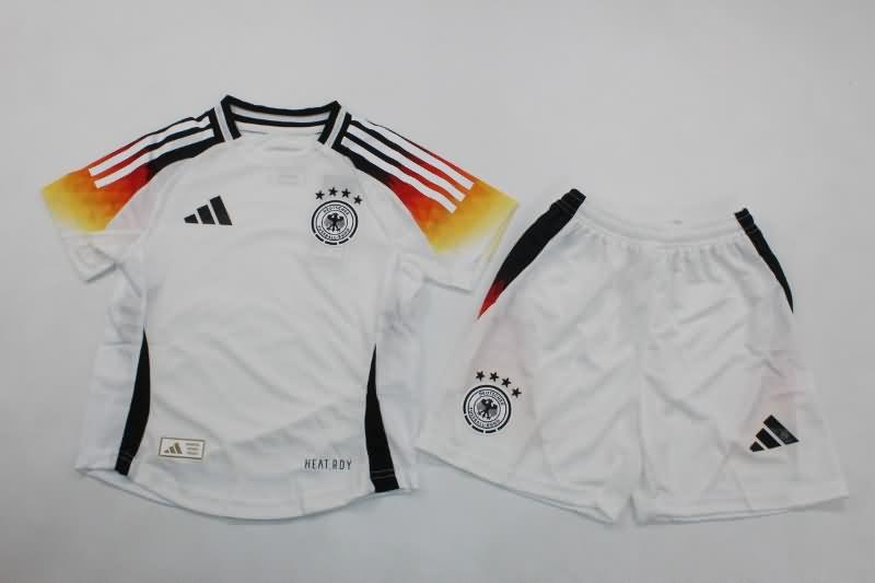 2024 Germany Home Kids Soccer Jersey And Shorts (Player)