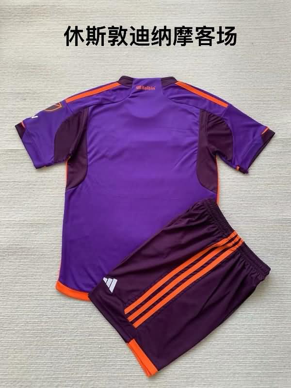 2024 Houston Dynamo Away Kids Soccer Jersey And Shorts