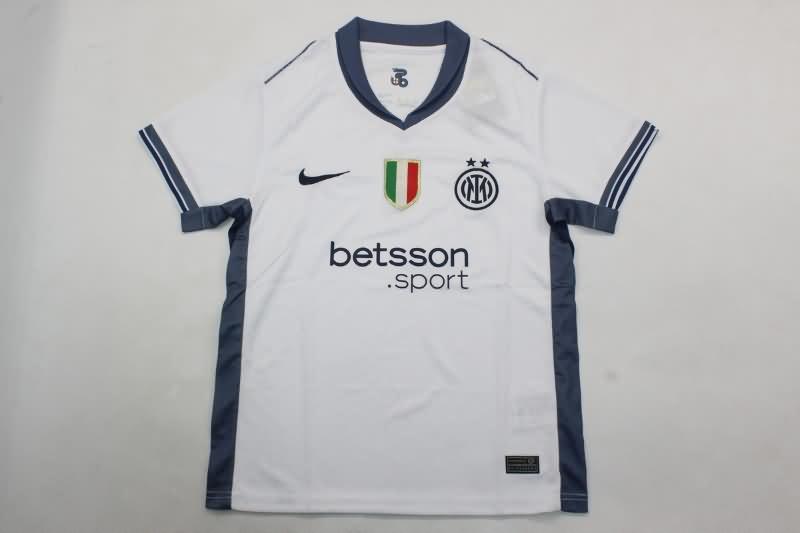 24/25 Inter Milan Away Kids Soccer Jersey And Shorts