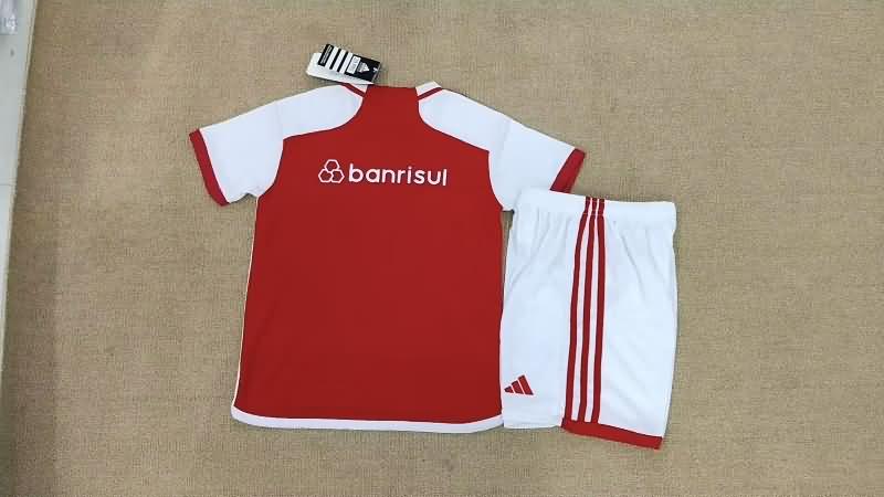 2024 Sport Club Internacional Home Kids Soccer Jersey And Shorts