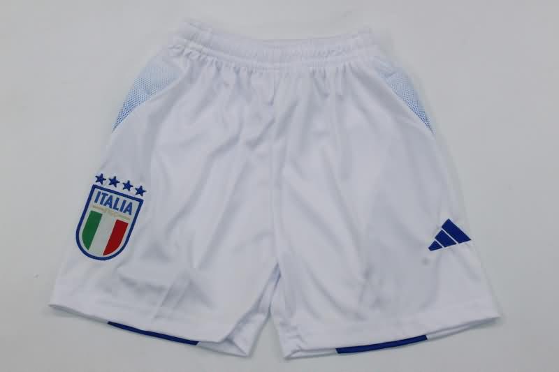 2024 Italy Home Kids Soccer Jersey And Shorts