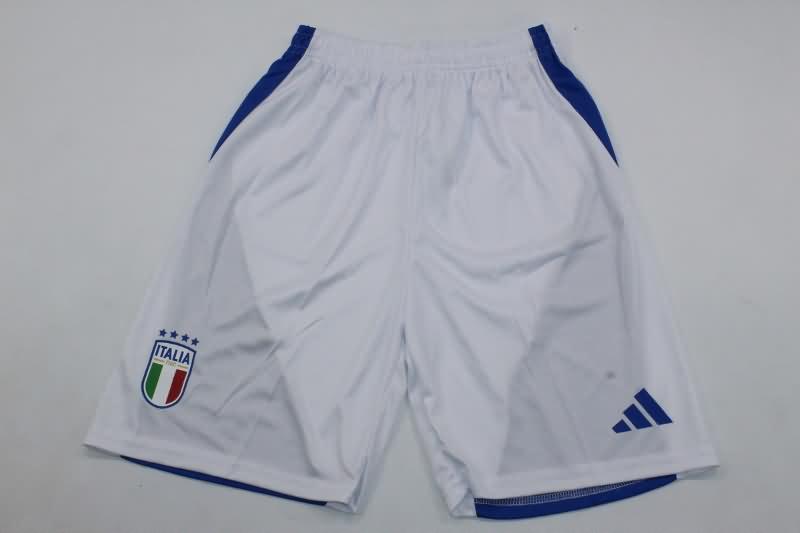 2024 Italy Home Kids Soccer Jersey And Shorts (Player)