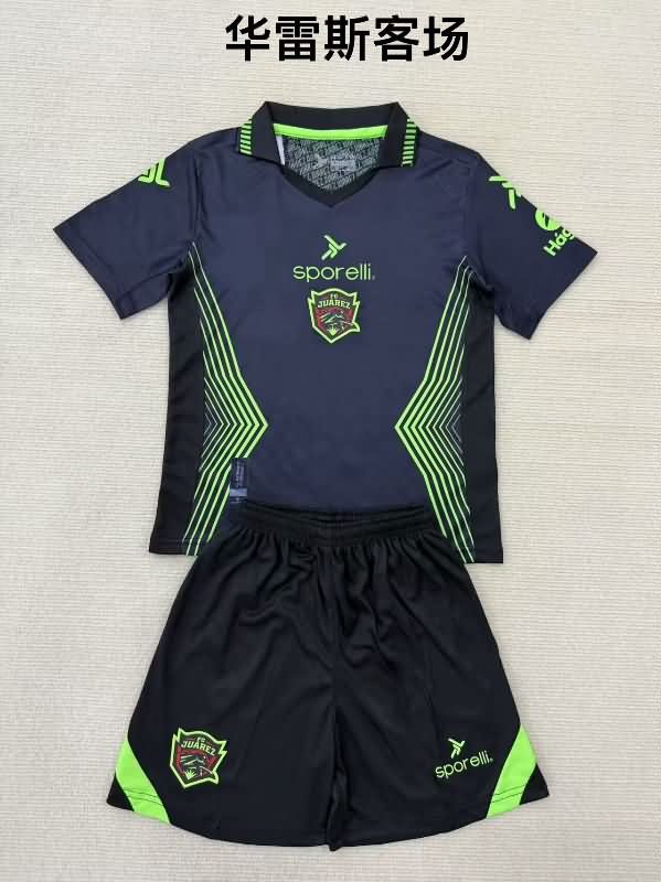 24/25 Juarez Away Kids Soccer Jersey And Shorts