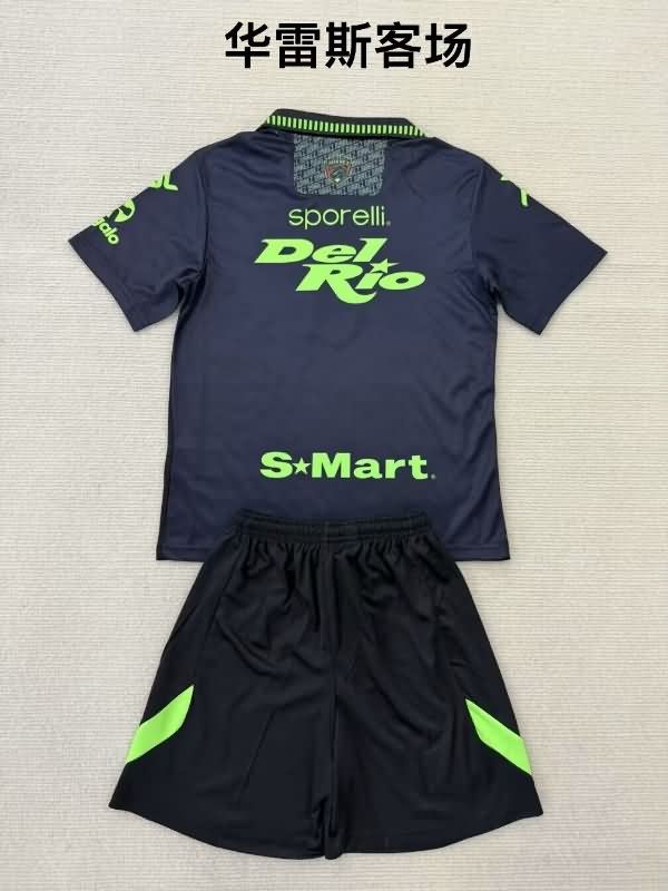 24/25 Juarez Away Kids Soccer Jersey And Shorts