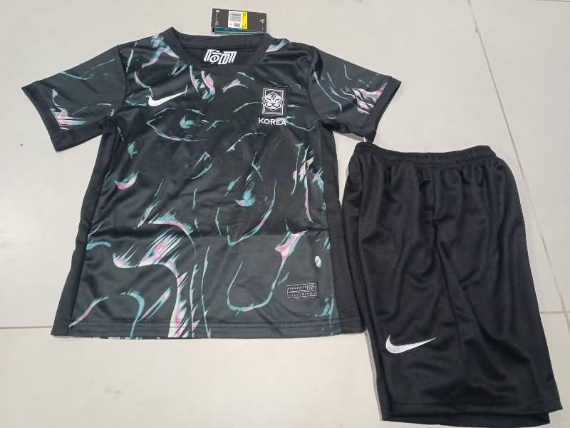 2024 Korea Away Kids Soccer Jersey And Shorts