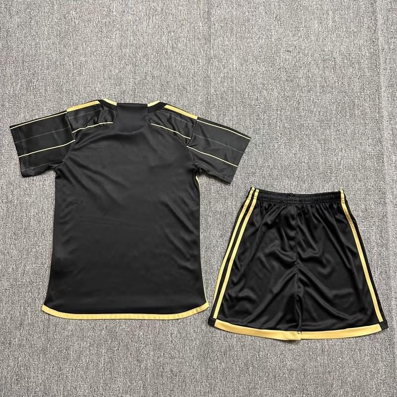 2024 Los Angeles FC Home Kids Soccer Jersey And Shorts