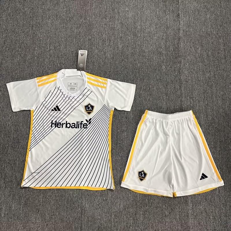 2024 Los Angeles Galaxy Home Kids Soccer Jersey And Shorts