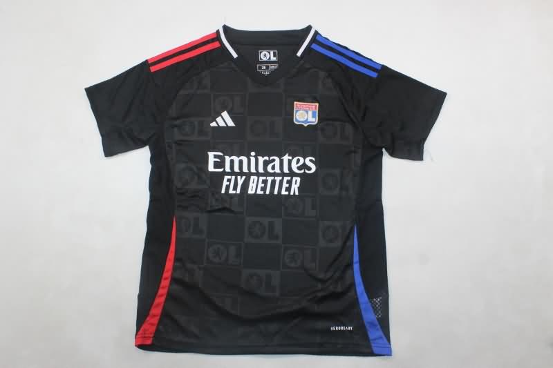 24/25 Lyon Away Kids Soccer Jersey And Shorts