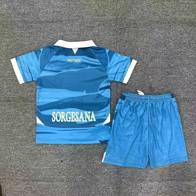 24/25 Napoli Fourth Kids Soccer Jersey And Shorts
