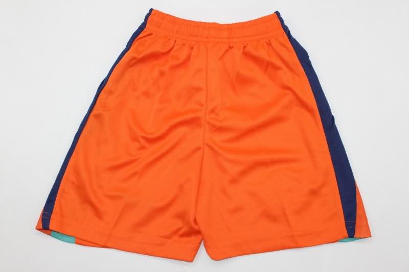 2024 Netherlands Home Kids Soccer Jersey And Shorts