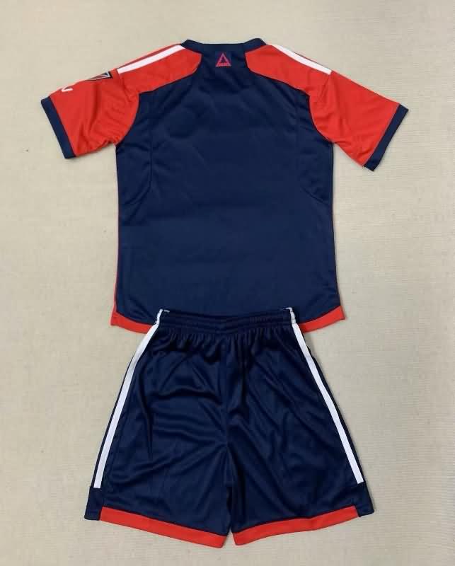 2024 New England Home Kids Soccer Jersey And Shorts