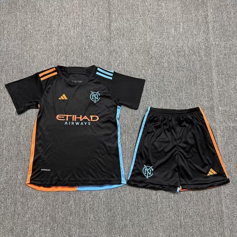 2024 New York City Away Kids Soccer Jersey And Shorts