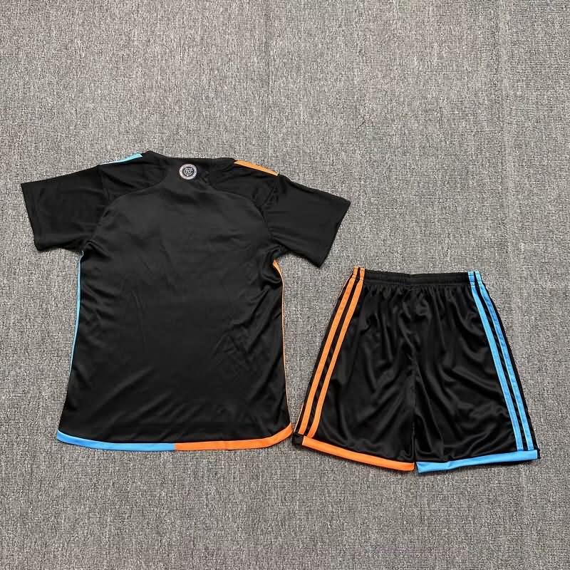 2024 New York City Away Kids Soccer Jersey And Shorts