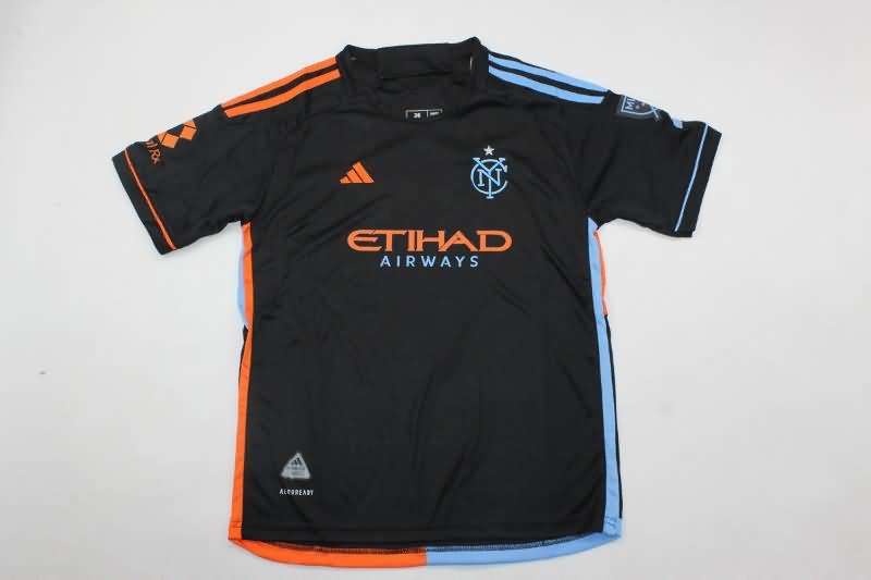 2024 New York City Away Kids Soccer Jersey And Shorts