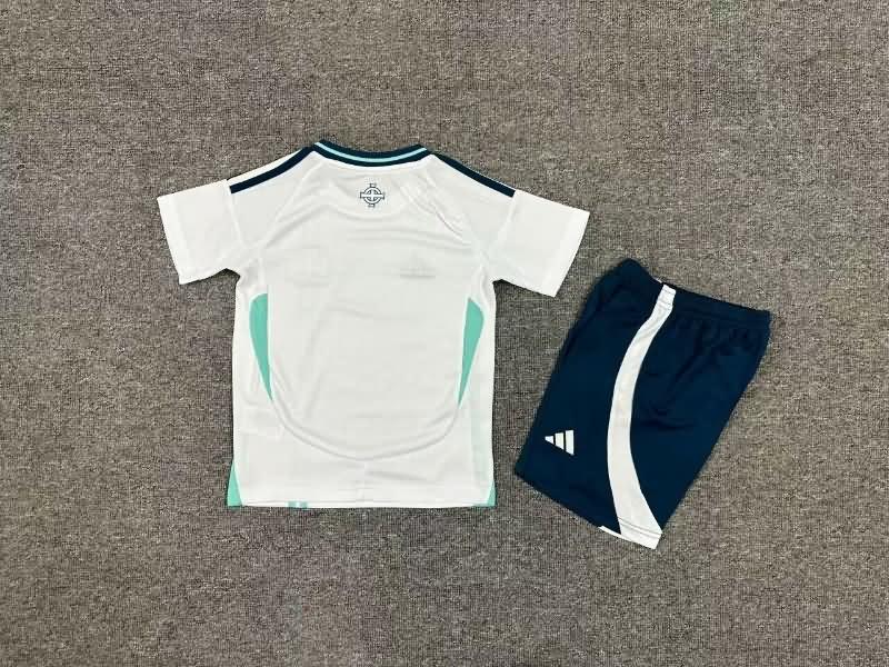 2024 Northern Ireland Away Kids Soccer Jersey And Shorts