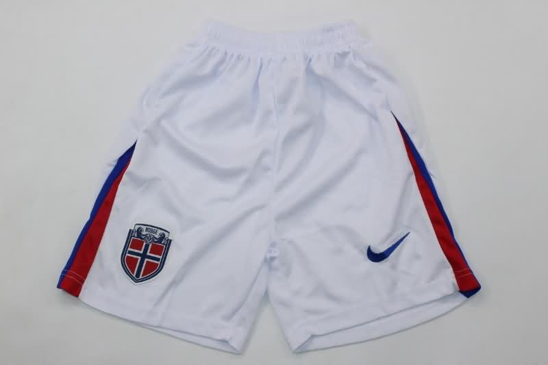 2024 Norway Away Kids Soccer Jersey And Shorts