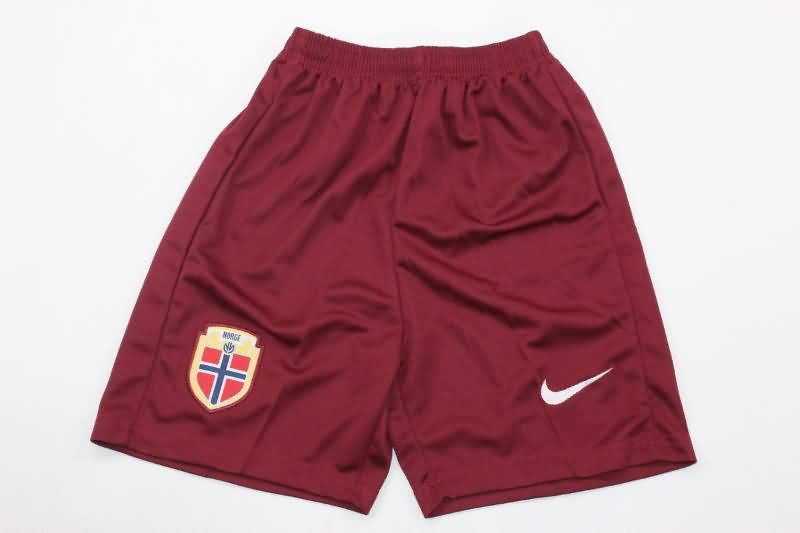 2024 Norway Home Kids Soccer Jersey And Shorts