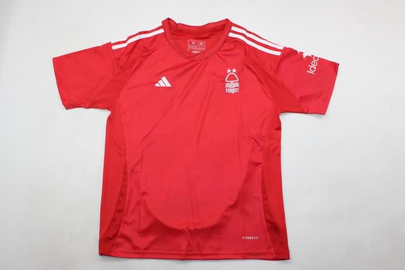 24/25 Nottingham Forest Home Kids Soccer Jersey And Shorts