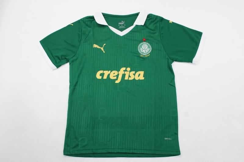 2024 Palmeiras Home Kids Soccer Jersey And Shorts