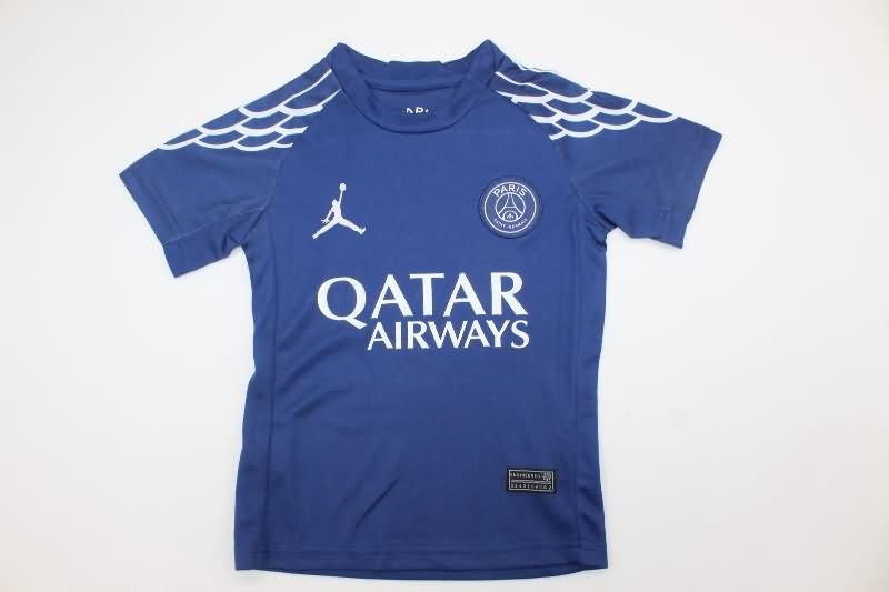 24/25 Paris St Germain Fourth Kids Soccer Jersey And Shorts