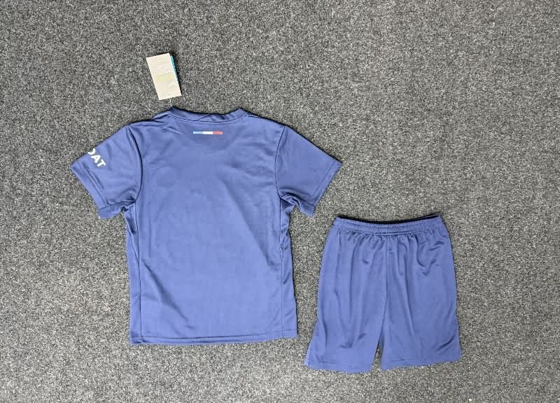 24/25 Paris St Germain Home Kids Soccer Jersey And Shorts With Star