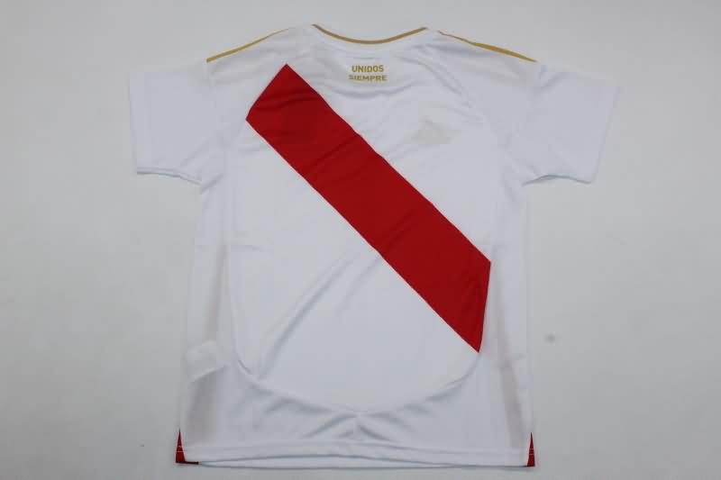 2024 Peru Copa America Home Kids Soccer Jersey And Shorts