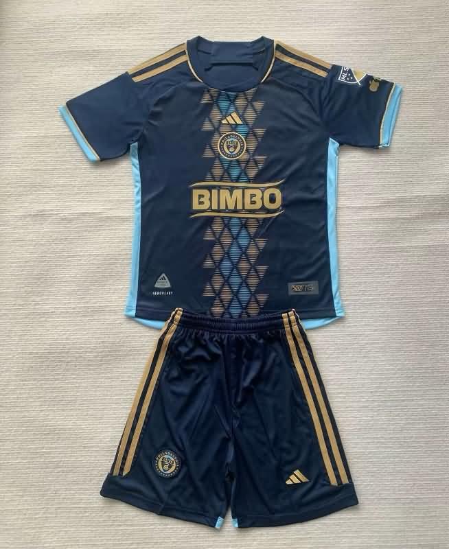 2024 Philadelphia Union Home Kids Soccer Jersey And Shorts