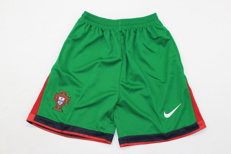 2024 Portugal Home Kids Soccer Jersey And Shorts