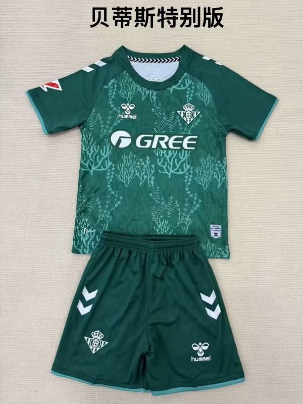 24/25 Real Betis Special Kids Soccer Jersey And Shorts